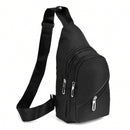 Crossbody Sling Bag: Black