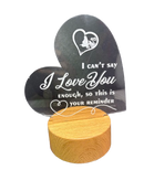 Custom Heart Lamp