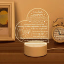 To My Bestie Night Light