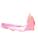 Jumbo Chain Charm Bag: Pink