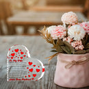 Acrylic Crystal Heart Decoration