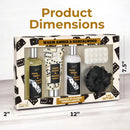 Warm Woody & Sandalwood Gift Box - 5piece Bath and Body Collection