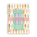 Cool & Creamy Harper Split-Spiral Notebook & Pen Set