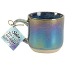 Pearlized Blue Mugs W/Hangtags General