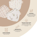 Crane Baby - Charlie 3-pc. Farmhouse Goose Bib Set