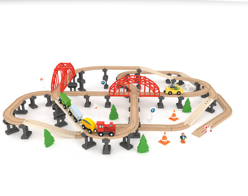 Railway Bridge Set, Wooden Toy