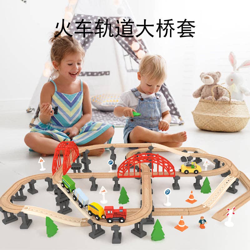 Railway Bridge Set, Wooden Toy