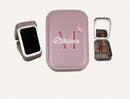 Custom Travel makeup/jewelry box with LED mirror