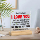 Classic Acrylic Love You Sign