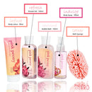 Pink Peony Spa Bath Gift: Shower Gel, Bubble Bath, Body Spray, Body Lotion & Sponge
