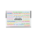Inspirational Plaque of Little Reminders