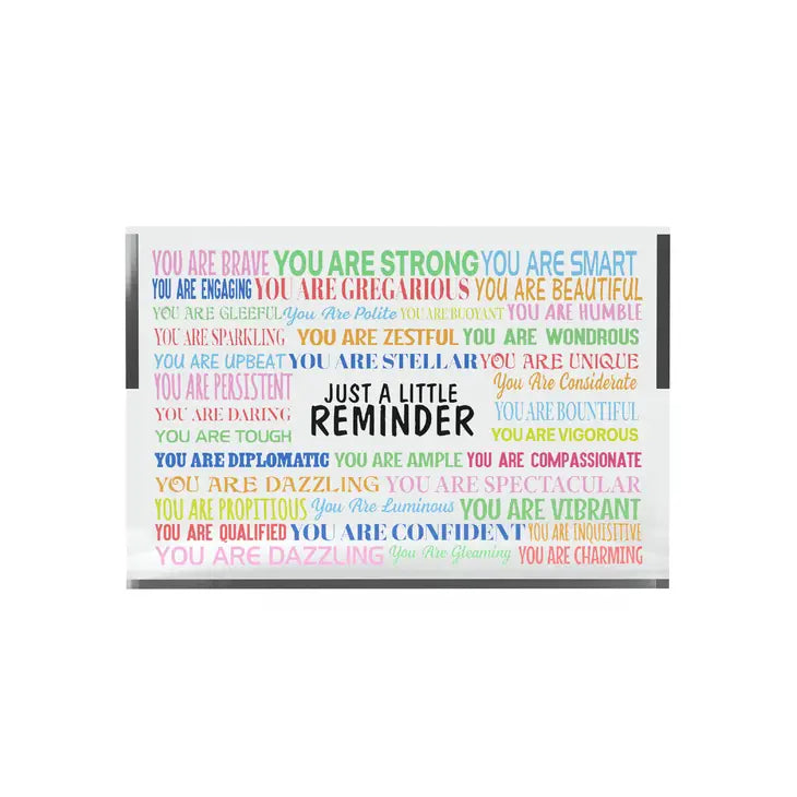Inspirational Plaque of Little Reminders