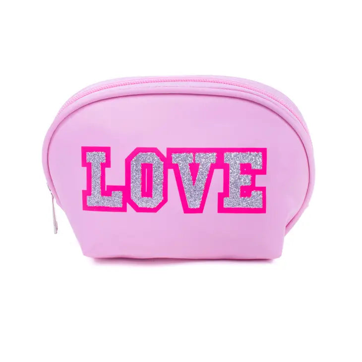 4pcs Heart Graphic Clear Cosmetic & Toiletry Bags