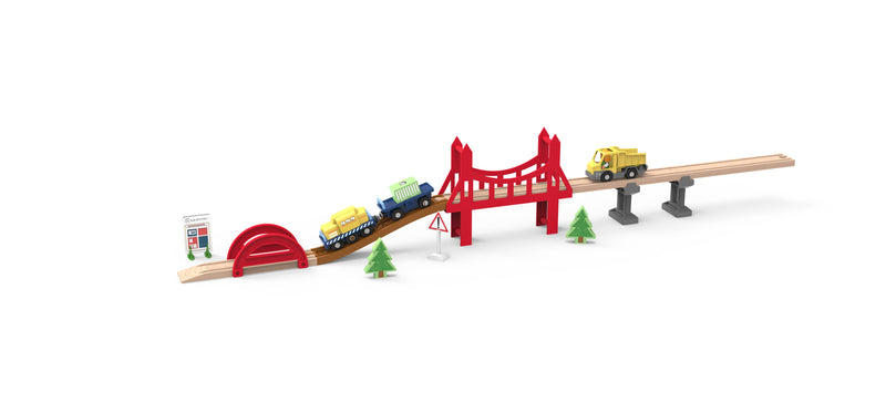 Leo and Friends Railway City Set - Creative Construction Kit