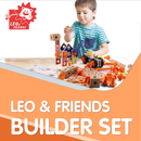 Leo & Friends Builder Set, 72-Piece