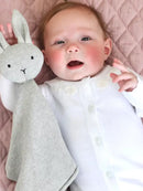 Bobble Knit Baby Blanket & Lovey Gift SET (Organic)