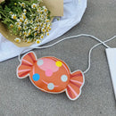 Cute Candy Mini Crossbody Bag- Red