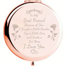 Rose Golden Compact Mirror