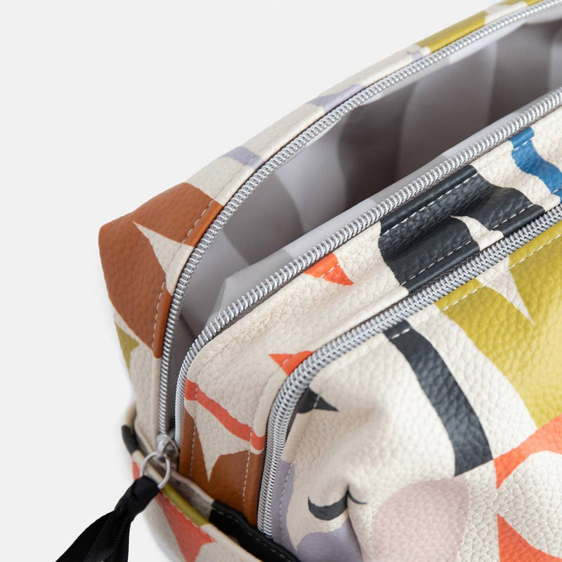 Multi Checkmate Heart Large Travel Washbag