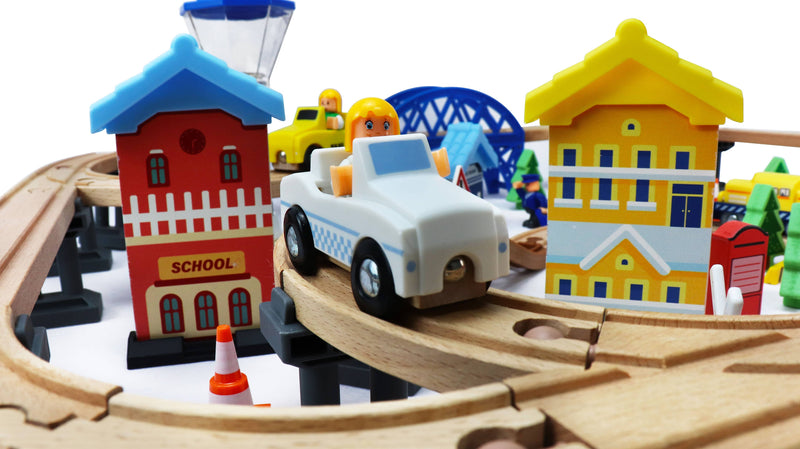 Leo and Friends Railway City Set - Creative Construction Kit