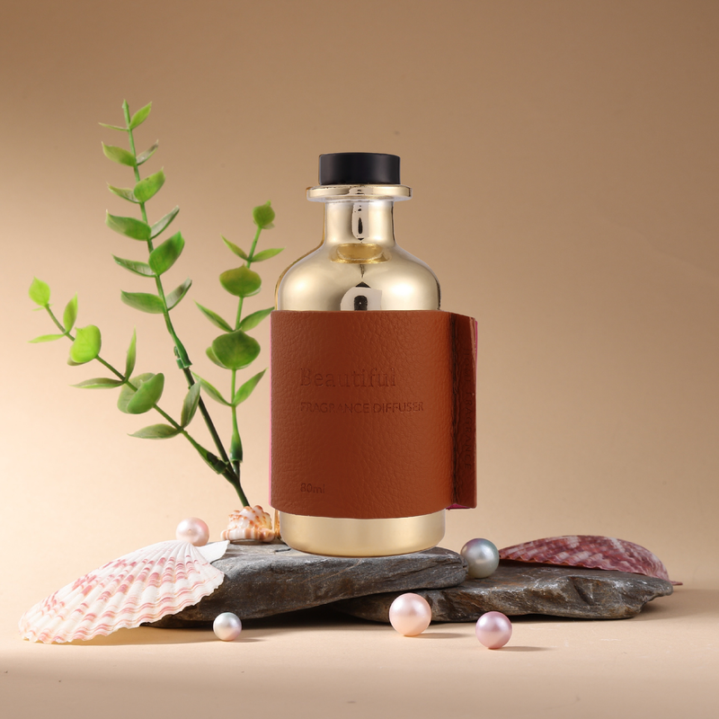 Reed Diffuser Sets Brown Leather 80ml- Beautiful