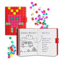 Personalized Spill-Proof A6 Softbook Journal, DIY Cubes: Red