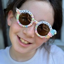 Sadie’s Moon - Happy Birthday Handmade Sparkle Kids Sunglasses Gift Idea