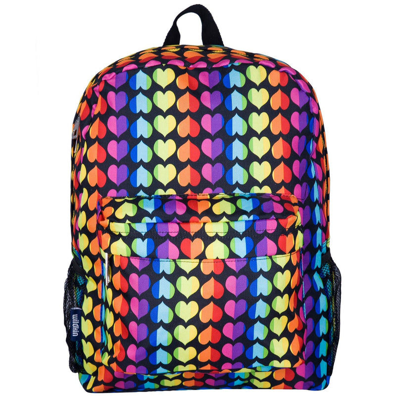 Rainbow Hearts Backpack - 16 Inch