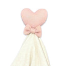Organic Baby Lovey Security Blanket: Blush Pink / One Size