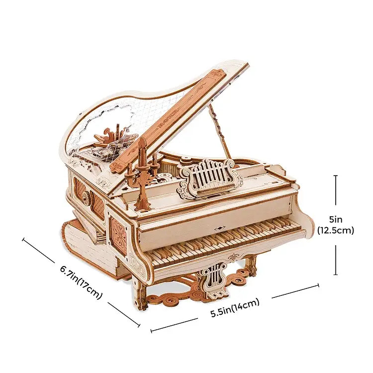 DIY Mechanical Music Box: Magic Piano