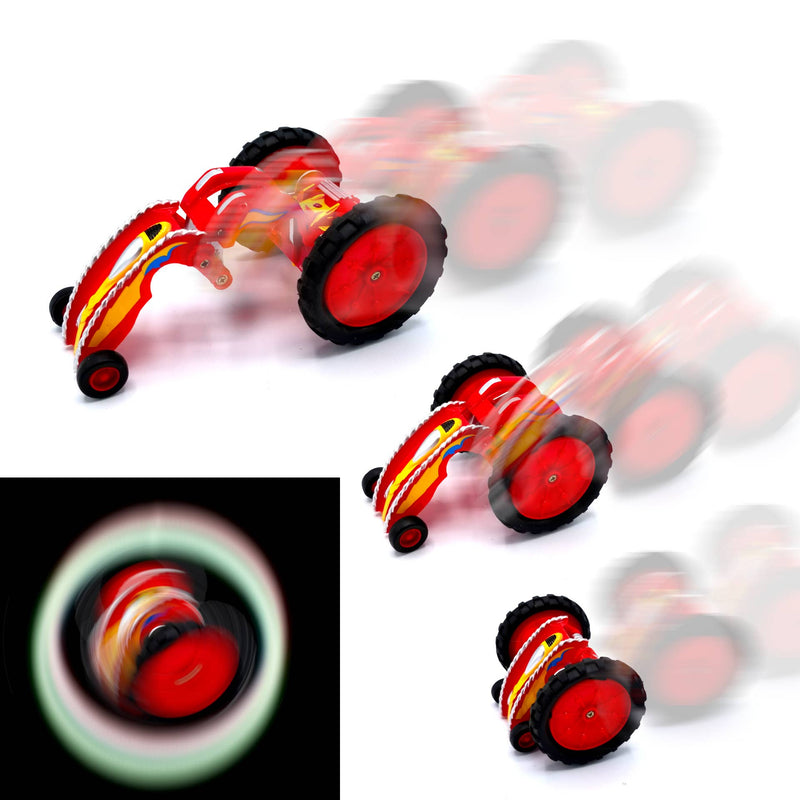 Hyper Runner Stunt Red. 360° Spins & Transforming RC Racer