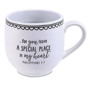 Mug Artisan Doodles So Loved White 18 Oz