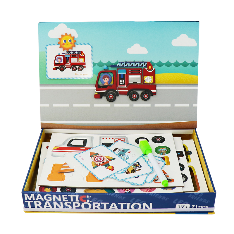 Transportation Playset- Magnet