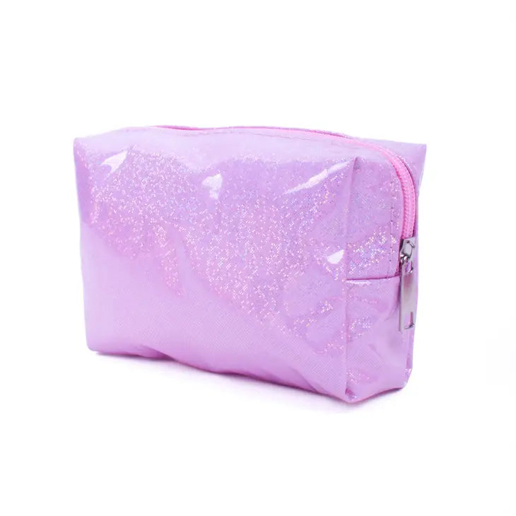 4pcs Heart Graphic Clear Cosmetic & Toiletry Bags