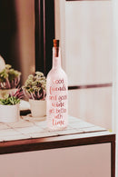 Wine Bottle Lamp, Friend Gift, Home Decor, Unique Gifts: Clear