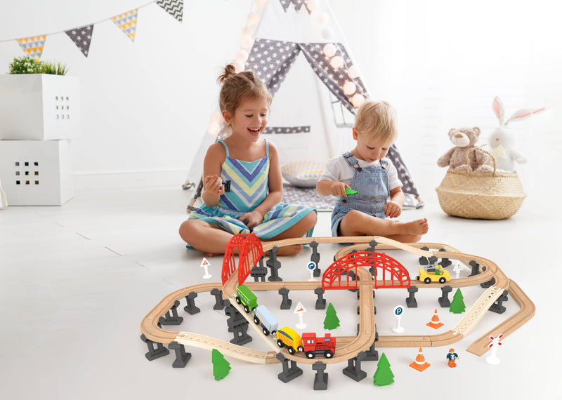 Railway Bridge Set, Wooden Toy