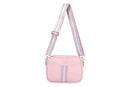 Nima Accessories Inc - Faux Leather Cross Body Bag - Modern Design: Pink