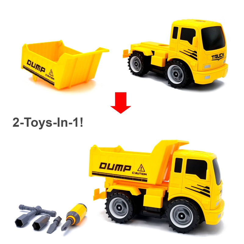 Dump - Take-Apart-Put-Together/2-Toys-In-1 Truck Toy