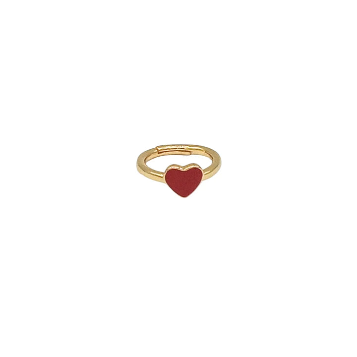 RED HEART BABY RING