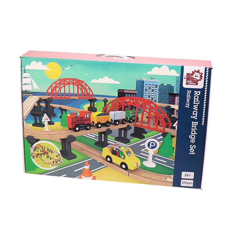 Railway Bridge Set, Wooden Toy