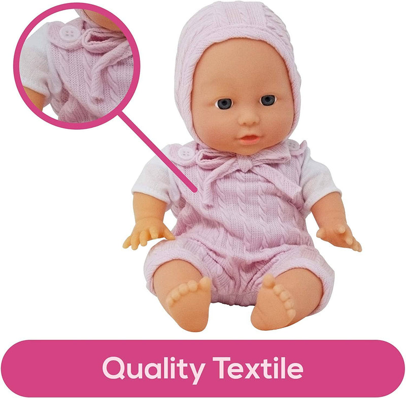 12 inch Realistic Baby Doll with Soft Body, Pink