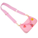 Jumbo Chain Charm Bag: Pink