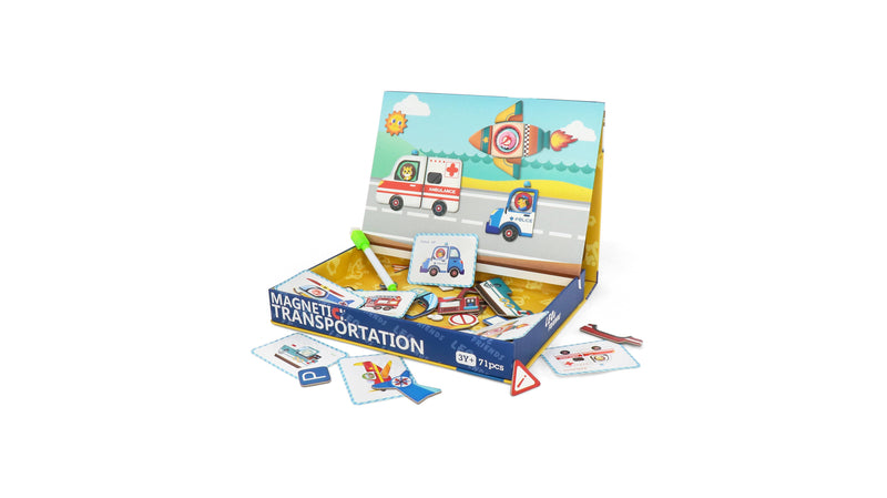 Transportation Playset- Magnet