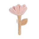 Crane Baby - Violet Floral Plush Baby Rattle Toy