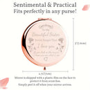 Rose Golden Compact Mirror