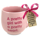 Cottage Garden - LCP-Kindness Mug Pink Pretty Girl Pretty Heart 18Oz