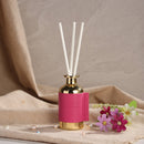 Reed Diffuser Sets Dark Pink Leather- Rose petals