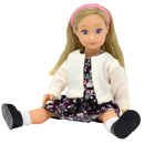 6.5" mini posable doll-floral dress