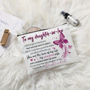 To My Daughter In Law Cosmetic Bag