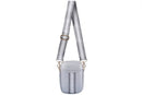 Nima Accessories Inc - Ladies Small Faux Leather Handbag Cross Body Bag: Pink
